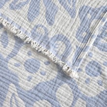 Vista Cotton Jacquard Reversible Blanket